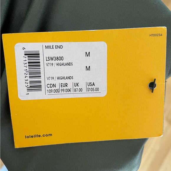 Lole Ankle Leggings - Olive Green - Workout Pants - Spandex - High Rise - Picture 8 of 10